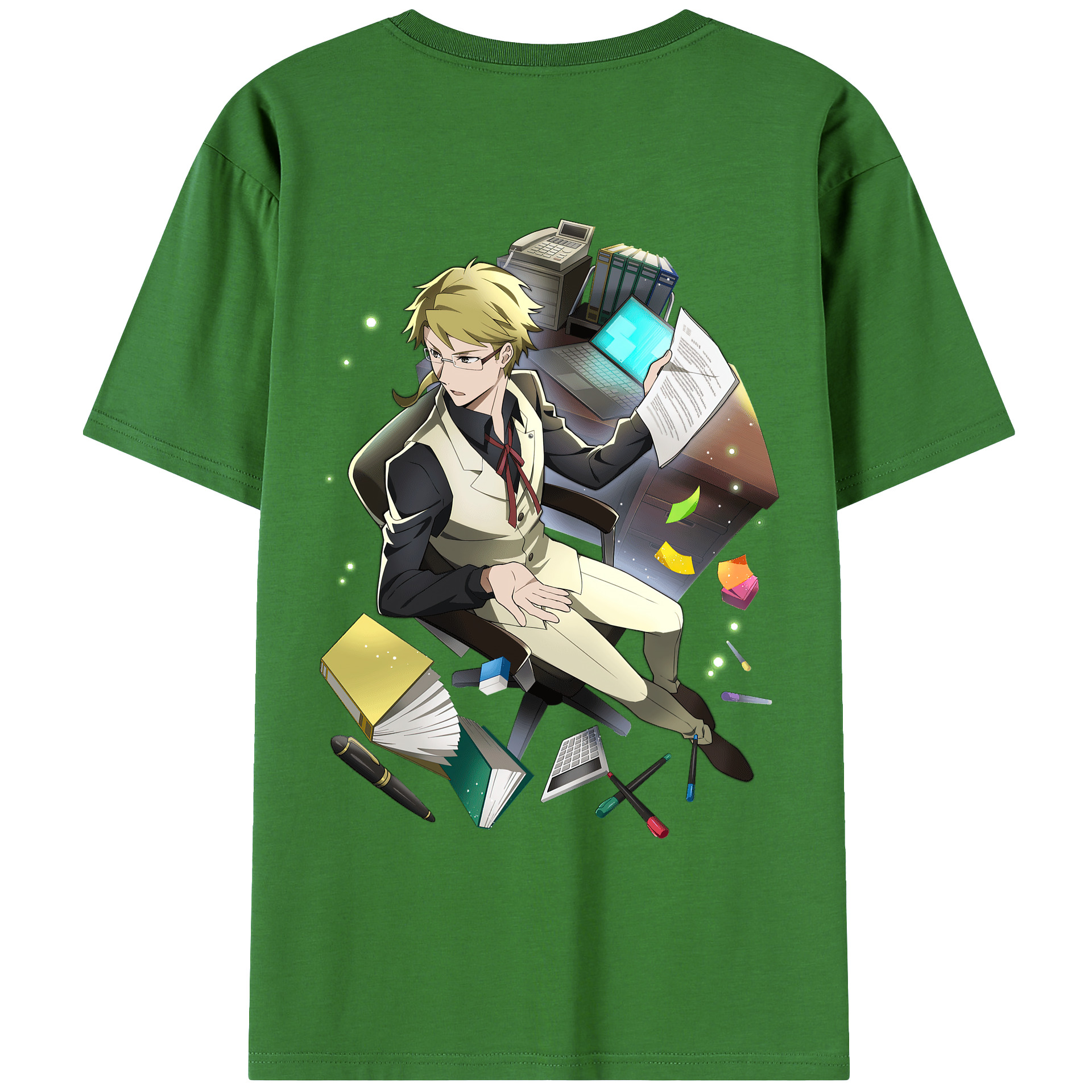 （画像用） 文豪ストレイドッグス Bungo Stray Dogs レディース半袖Tシャツ(バックプリント)